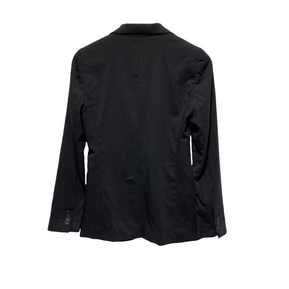 𝅺club Monaco Blazer with Varsity Jewelled Brooch Black - Picture 4 of 5